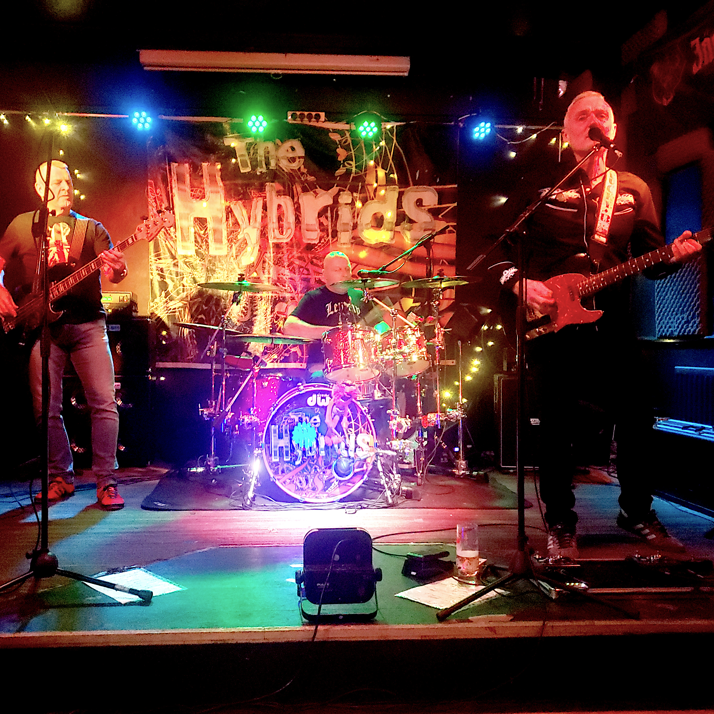 Photo of The Hybrids playing on the Three Tuns stage